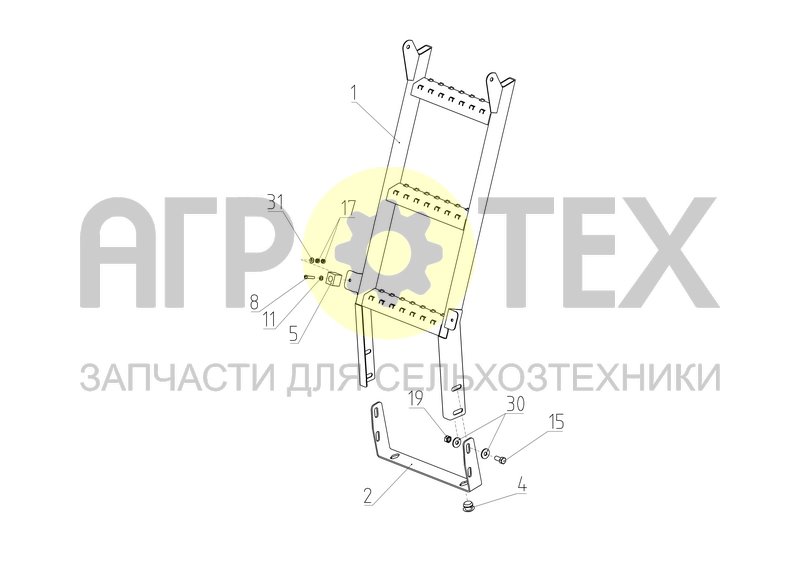 Чертеж Лестница (161.58.03.150)